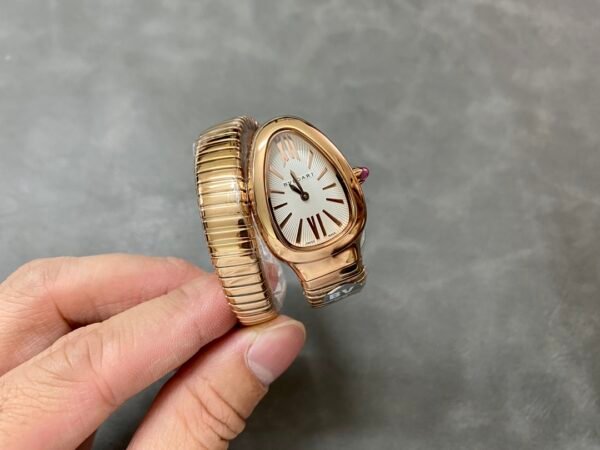 Bvlgari Serpenti Tubogas 18K Rose Gold Single Spiral Super Clone BV Factory
