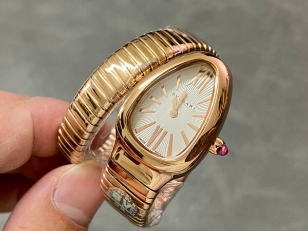 Bvlgari Serpenti Tubogas 18K Rose Gold Single Spiral Super Clone BV Factory