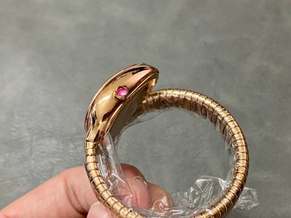 Bvlgari Serpenti Tubogas 18K Rose Gold Single Spiral Super Clone BV Factory