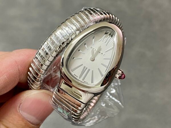BVLGARI Serpenti Tubogas silver opaline dial super clone