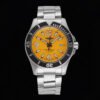Breitling Superocean Automatic 42 Yellow Dial Steel bracelet