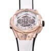 Sang Bleu II 45mm titanium white skeleton dial BBF super clone