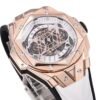 Sang Bleu II 45mm titanium white skeleton dial BBF super clone