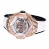 Sang Bleu II 45mm titanium white skeleton dial BBF super clone