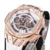 Sang Bleu II 45mm titanium white skeleton dial BBF super clone