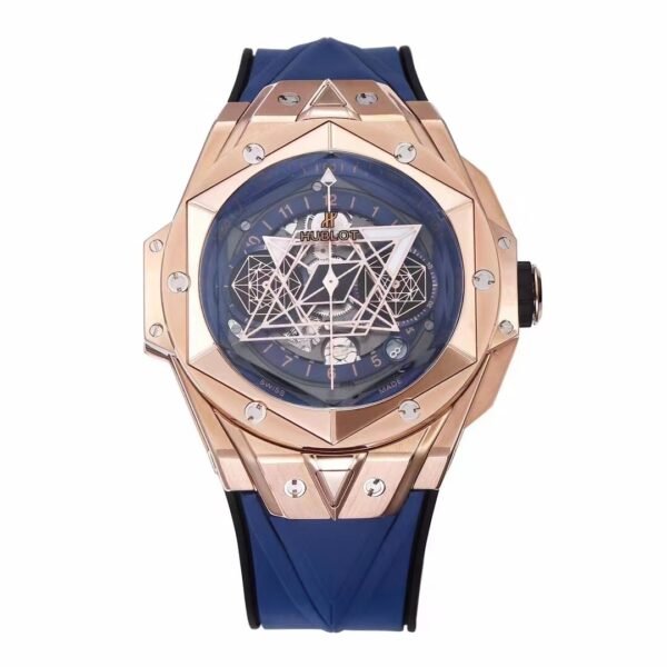 Hublot Big Bang Sang Bleu II King Gold ceramic replica 45mm
