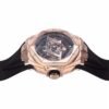 Best 1:1 Super Clone BBF Factory 45mm 18K Rose Gold Case Black Ceramic Bezel Skeleton Dial Flyback Chronograph