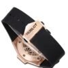 Best 1:1 Super Clone BBF Factory 45mm 18K Rose Gold Case Black Ceramic Bezel Skeleton Dial Flyback Chronograph