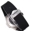 black leather watch strap for men
