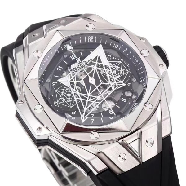 hub slim minimalist wrist watch full view