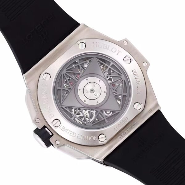men watch transparent case back