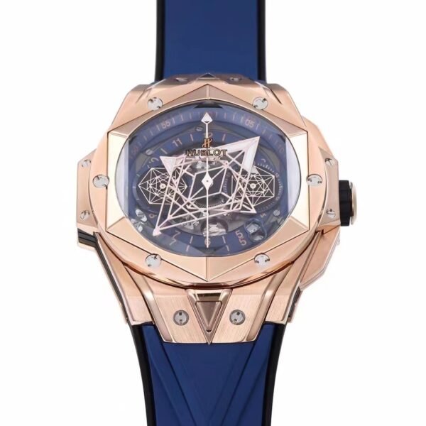 Hublot Big Bang Sang Bleu II King Gold ceramic replica 45mm