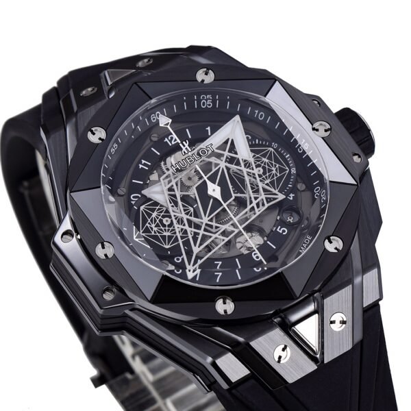 hub slim minimalist wrist watch full view
