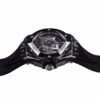 luxury wrist watch side profile view