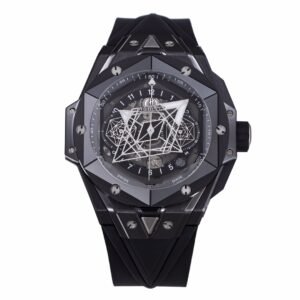 hublot big bang sang bleu II full black ceramic chronograph watch