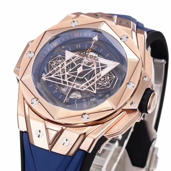 Hublot Big Bang Sang Bleu II King Gold ceramic replica 45mm