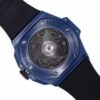 luxury mechanical watch back view