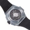 men watch transparent case back