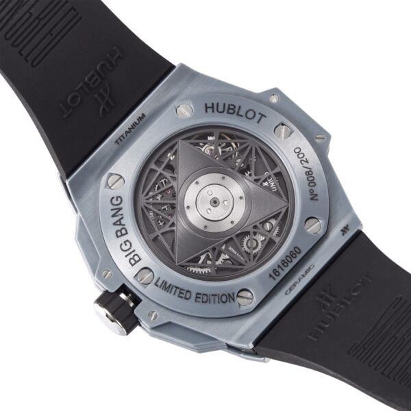 men watch transparent case back