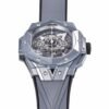 hub slim minimalist wrist watch full view