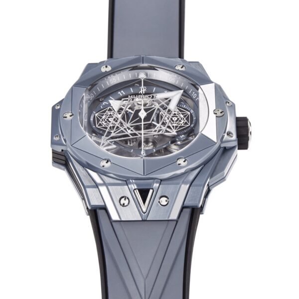 hub slim minimalist wrist watch full view