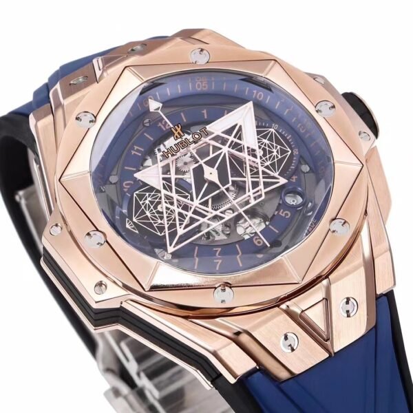 Hublot Big Bang Sang Bleu II King Gold ceramic replica 45mm
