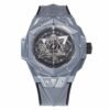 hublot big bang sang bleu II full grey ceramic chronograph watch