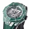 hub luxury wrist watch side profile view