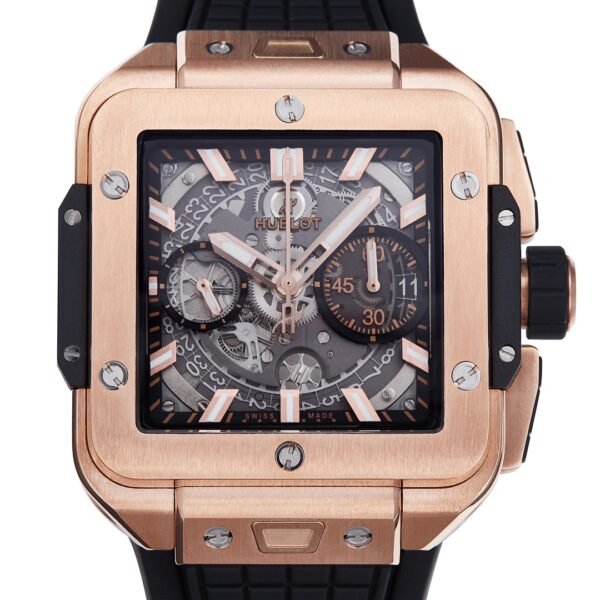 hub luxury men Square Chronograph Watch