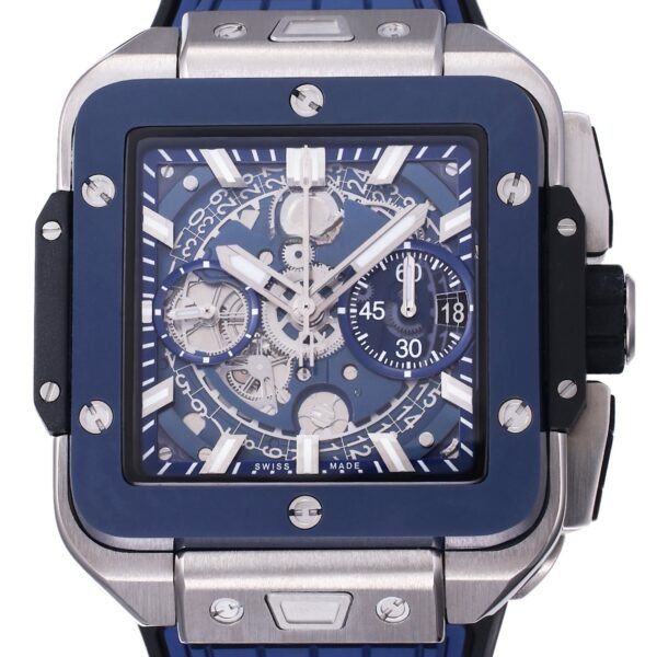 Square Bang Unico titanium case black ceramic bezel clone BBF