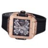 side view of a square bang unico watch