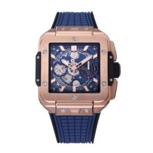HUBLOT SQUARE BANG UNICO ROSE GOLD TITANIUM WATCH BBF