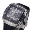 luxury wrist watch side profile view