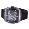 side view of a square bang unico watch