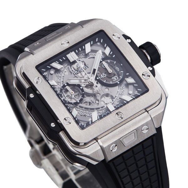 side view of a business watch