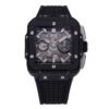 hublot square bang unico men full black ceramic chronograph watch