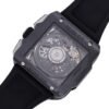 luxury mechanical watch back view