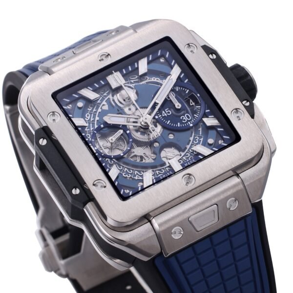 HUBLOT SQUARE BANG UNICO TITANIUM WATCH BBF SUPER CLONE