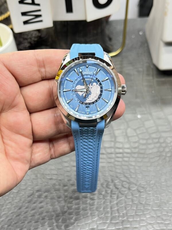 Omega Seamaster Aqua Terra 150M Worldtimer VSF Summer Blue