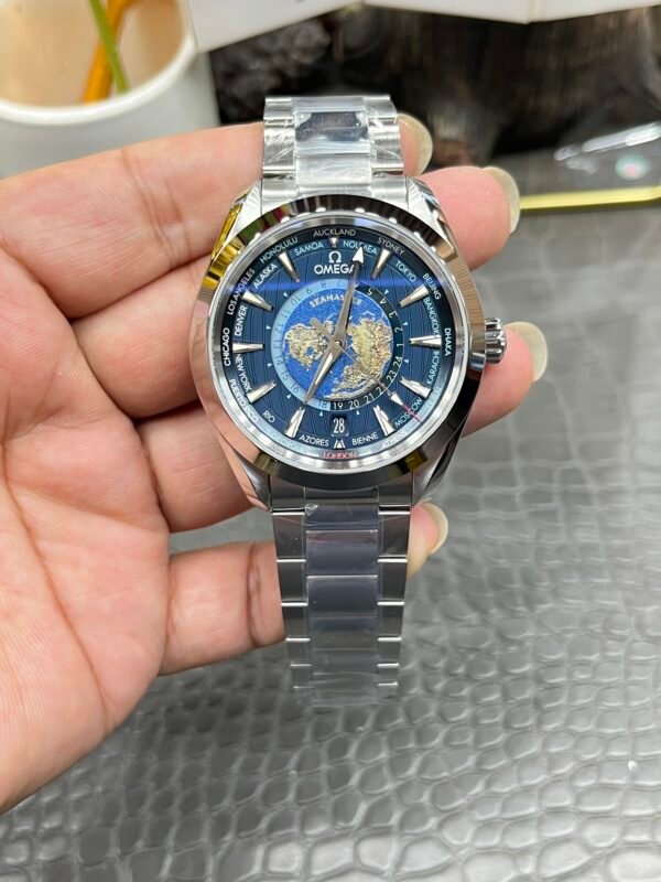 Omega Seamaster Aqua Terra 150M GMT Worldtimer VSF Blue