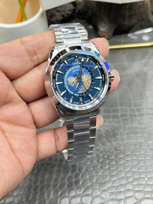 Omega Seamaster Aqua Terra 150M GMT Worldtimer VSF Blue