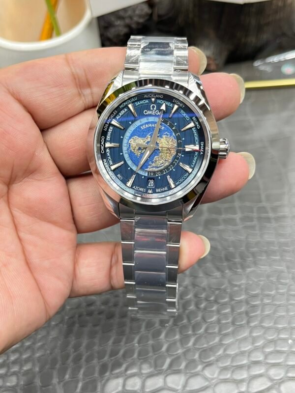 Omega Seamaster Aqua Terra 150M GMT Worldtimer VSF Blue