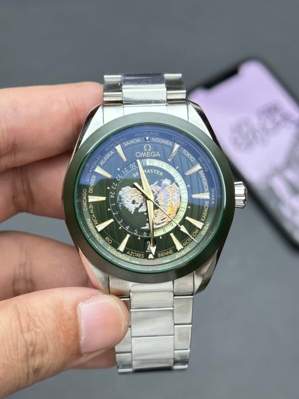 Omega Seamaster Aqua Terra 150M GMT Worldtimer VSF Green