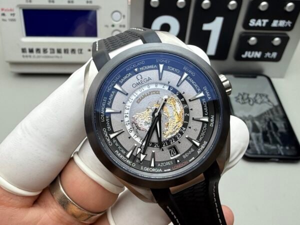 Omega Seamaster Aqua Terra 150M GMT Worldtimer VSF Gray