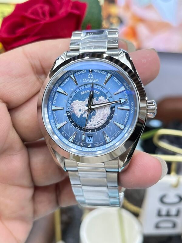 Omega Seamaster Aqua Terra 150M Worldtimer Summer Blue VSF
