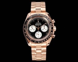 Omega Speedmaster Moonwatch Reverse Panda Rose Gold