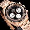 Omega Speedmaster Moonwatch Reverse Panda Rose Gold