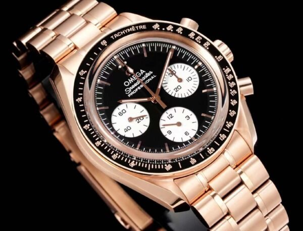 Omega Speedmaster Moonwatch Reverse Panda Rose Gold