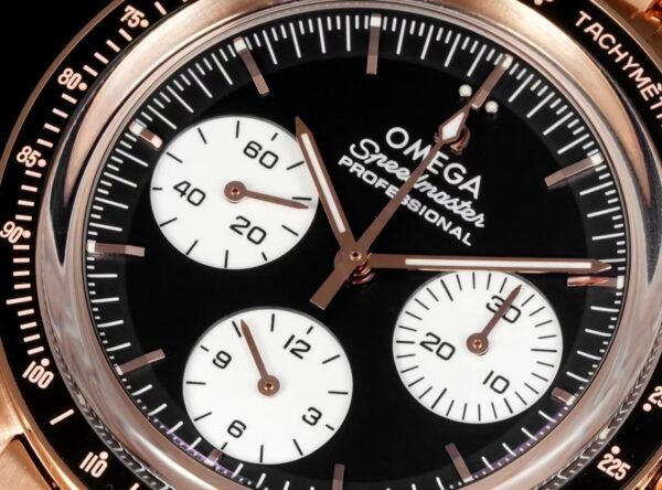 Omega Speedmaster Moonwatch Reverse Panda Rose Gold
