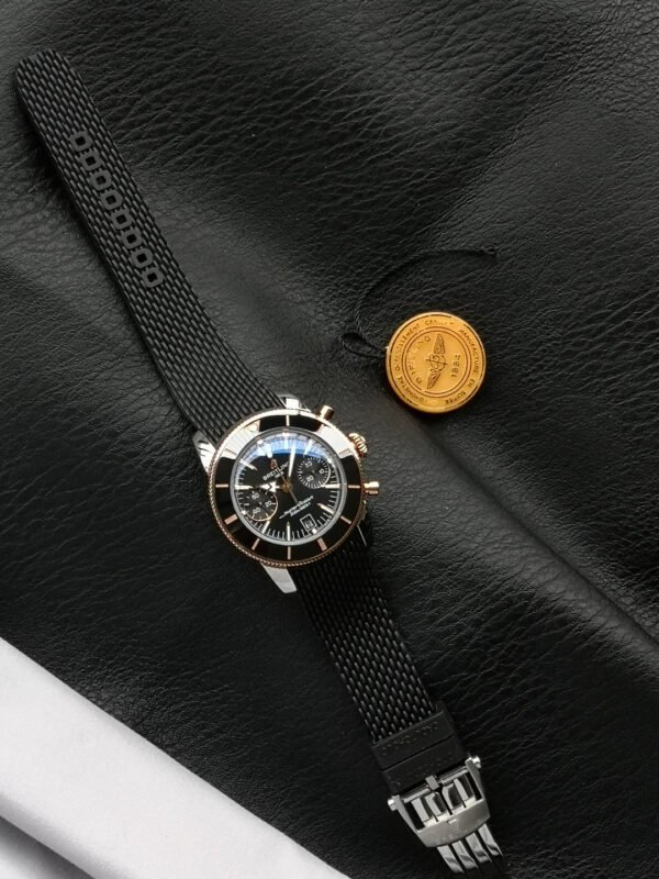 Superocean Heritage B01 Chronograph 42 (21) Breitling Superocean Heritage B01 Chronograph 42 Black Dial